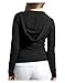 LE3NO Womens Ultra Lightweight Zip up Hoodie Jacket with Adjustable Sleeves