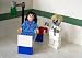 Zombie Doctor & Patient Set - LEGO Compatible Minifigures