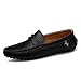 POPlus Men's Classic Leather Loafers Driving Shoes