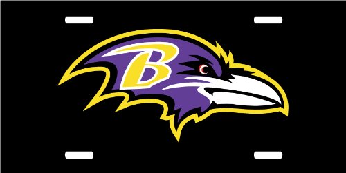 Custom License plate NFL Baltimore Ravens