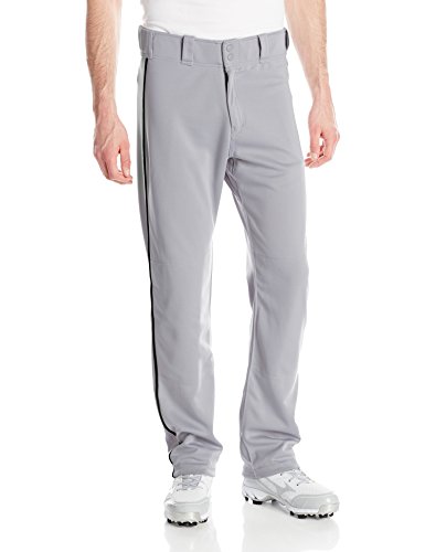 Easton Men's Mako II Piped Pants, Grey/Black, Medium