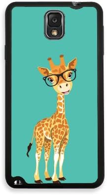 Hipster Cartoon Giraffe Samsung Galaxy Note 3 Note III Case - Fits Samsung Galaxy Note 3 Note III