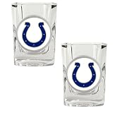 Indianapolis Colts - NFL 2oz Square Shot Glass Set - 2 Pack
