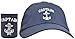 Funny Sailing Embroidered Captain Hat Cap and Funny Beer Coolie Can Cooler Gift Set Bundle