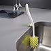 Joseph Joseph Edge Glass Brush with Integrated Sink Rest, Green