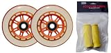 Replacement Razor Scooter ORANGE WHEELS - BEARINGS GRIPS