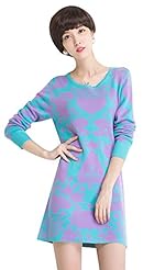 Spring 2015 General Print Round Neck  Dress