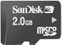 Sandisk microSD 2GB memory card