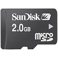 Sandisk - M�moire Num�rique - Carte MiCRO Secure Digital - 2 Go - 55429 (livr�e sans adaptateur)