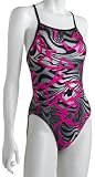Speedo Women's Race Xtra Life Lycra Graffiti Jungle Overall Print Axcel Back One Piece Swimsuit