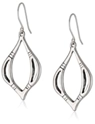 The SAK Open Earwire Silver Teardrop Earrings