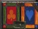 2 Deck Congress Pinochle Playing Cards with Cel-U-Tone Finish - CLASSIC Heart Club Design