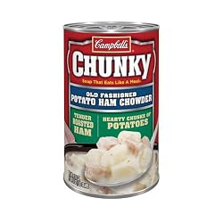 Campbell's Chunky Potato Ham Chowder Easy Open, 18.8-Ounce Cans (Pack of 12)