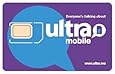 Ultra Mobile SIM Starter Kit Works on Unlocked GSM Phones including iPhone & Android