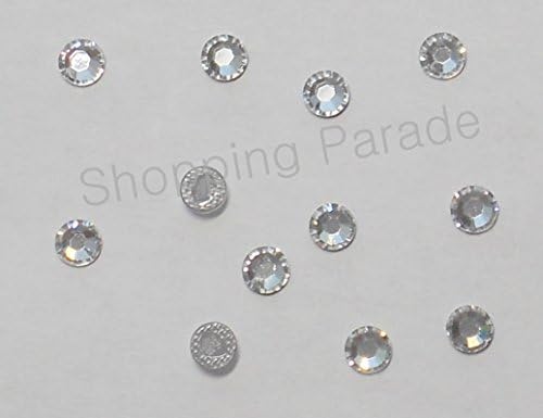 Swarovski Hotfix Rhinestones - Xilion Rose 2028 Crystal Clear Flatback SS8 - 2.3-2.5mm