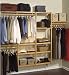 John Louis Home Standard Shelving System for 6-10' Closets - Honey Maple (12D)