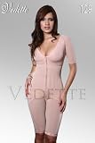 Vedette 129: Full Body Shaper Mid-thigh w/ Sleeves
