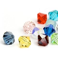 Glasperlen zum Auff�deln von Swarovski Doppelkegel 3mm (Colormix), 16 St�ck