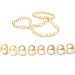AugustinaJewelry Single Strand 22 Inch 8.0-9.0mm Pink Semi-Round Freshwater Cultured Pearl Necklace