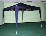 BLUE 3M X 3M Pop up Instant Easy Garden Furniture Gazebo With Matching Polyester Carry Bag