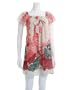 213 Industry Floral Print Dress, Pink