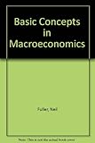 Basic concepts in macro-economics