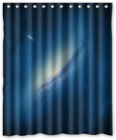 Custom It outer space stars Mildew-Resistant Antibacterial Waterproof Shower Curtain 60" x 72"