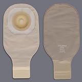 Premier Lock 'n Roll Drainable Pouch, Pre-Sized Convex Flextend Skin Barrier, with Tape, Beige, Length 12", Stoma 3/4", 5/Bx, HOL8590