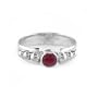 Sterling Silver Ruby Ring By Sajen, Size 6