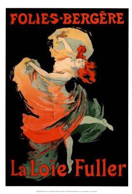 (13x19) Jules Cheret Folies-Bergere La Loie Fuller Art Print Poster