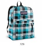 JANSPORT Superbreak Backpack - Blinded Blue / block Check -7ZB