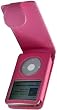 Premium Pink Flip Leather Case for iPod Video/Classic with Belt Clip + Premium Home AC Travel Charger