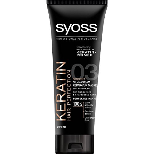 Syoss Keratin Hair Perfection Instant Oil-in-Cream Remedy Mask 8.45 fl oz