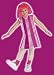 LAZY TOWN STEPHANIE STANDARD COSTUME - TODDLER MEDIUM