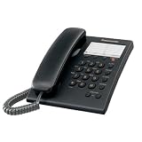 Panasonic KX-TS550B Integrated Corded Phone, Black