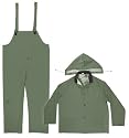 CLC Rain Wear .35MM Green 3-Piece Rain Suit