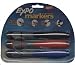 Sanford Expo Markers 3 pack Assorted Colors with Chisel Tip , Built -in Precision Eraser (Pack of 2)