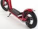 BIKESTAR Kick Scooter with Brakes, Mudguard and air Tires for Kids 5 Year Old | Classic Edition with Alloy Wheels 10 Inch | Red