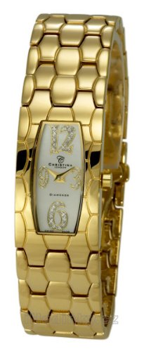 Christina Design London Damen-Armbanduhr Analog Gelbgold 128GW Preisvergleich