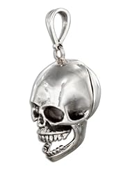 Sterling Silver Movable Skull Pendant Locket