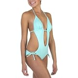 Xhilaration  Swirl Monokini Turquoise