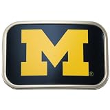 Michigan Wolverines Team Logo Rectangle Belt Buckle