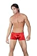 1st Fantasies Male Power RED Hot Satin Pouch Short