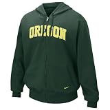 Nike Oregon Ducks Green Classic Full Zip Fleece Hoody Sweatshirt