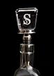 Monogram Glass Wine Stopper - S Monogram Glass Wine Stopper - S