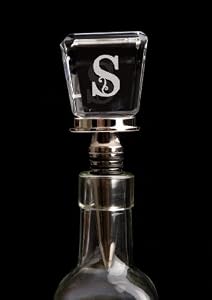 Monogram Glass Wine Stopper - S