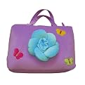Plush Flower Power Bag - Lavender
