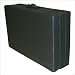 Elite Products 32-5820-601 - Black Twin Tri-Fold Floor Mat (Poly Cotton)
