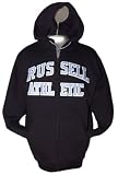 Russell Athletic Men's Big & Tall Full Zip Hoodie with Applique Chest