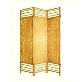 ENTWINE Natural Colour Handmade 3 Pane Room Divider / Splitter Screens